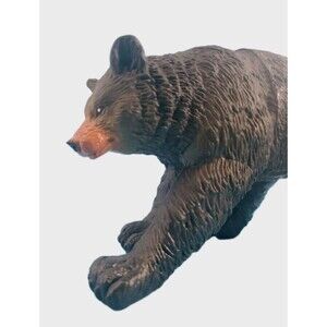 Vintage Black Bear Realistic Figure Cake Topper Standing K & M International